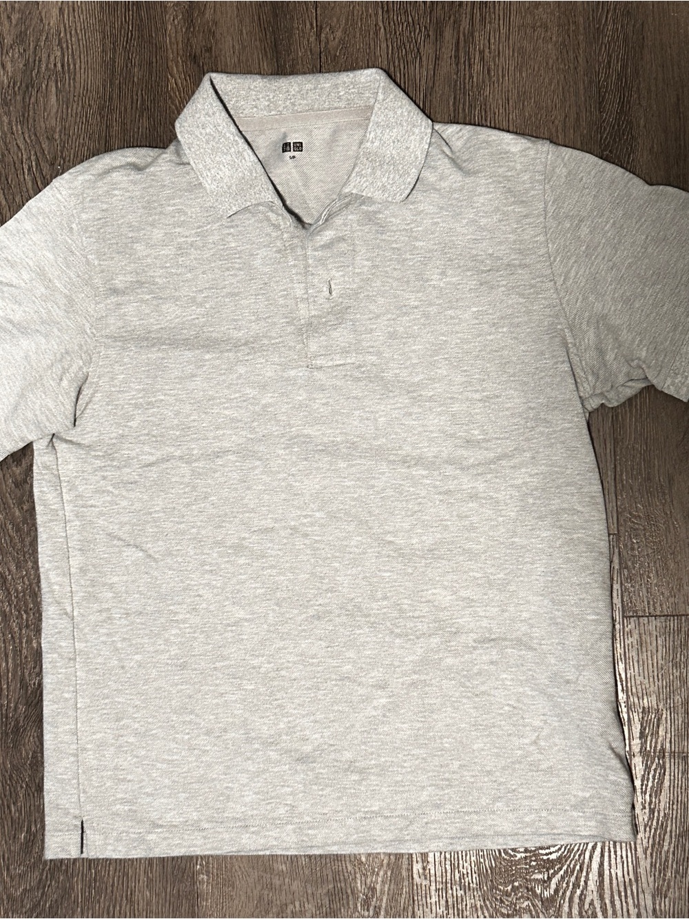Uniqlo Light Heather Gray Men's Polo Shirt
